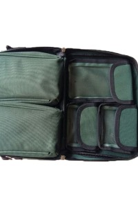 SKFAK022 customized portable out-of-home kits First Aid Kit Home Outdoor Travel Community Group Activities Design Reflective Strip First Aid Kit Supplier Waterproof back view